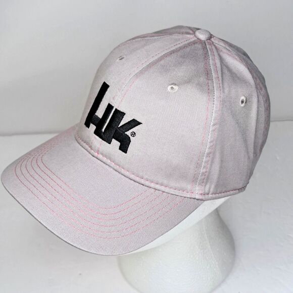 Heckler & Koch Authentic Hk Womens Gray Pink Range Shooter Tactical Cap NEW - Picture 4 of 8